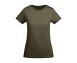 T-shirt en coton biologique en tricot pour femme 175 g/m² Roly couleur vert militaire