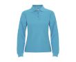 Polo en tricot piqué 100% coton pour femme 220 g/m² Roly couleur turquoise