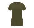 T-shirt 100% coton en tricot pour femme 170 g/m² Roly couleur vert militaire