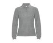 Polo en tricot piqué 100% coton pour femme 220 g/m² Roly couleur gris clair chiné