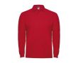 Polo pour homme en 100% coton en tricot piqué 220 g/m² Roly couleur rouge