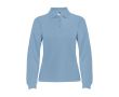 Polo en tricot piqué 100% coton pour femme 220 g/m² Roly couleur bleu ciel