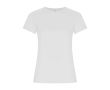 T-shirt 100% coton biologique pour femme 160 g/m² Roly couleur blanc