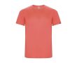 T-shirt technique en 50% polyester recyclé pour homme 135 g/m² Roly couleur corail