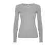 T-shirt pour femme en 100% coton en tricot 160 g/m² Roly couleur gris clair chiné