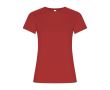 T-shirt 100% coton biologique pour femme 160 g/m² Roly couleur rouge