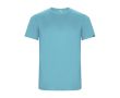 T-shirt technique en 50% polyester recyclé pour homme 135 g/m² Roly couleur turquoise