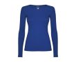 T-shirt pour femme en 100% coton en tricot 160 g/m² Roly couleur bleu roi