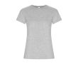 T-shirt 100% coton biologique pour femme 160 g/m² Roly couleur gris clair chiné