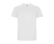 T-shirt technique en 50% polyester recyclé pour enfants 135 g/m² Roly couleur blanc