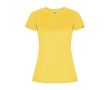 T-shirt technique en 50% polyester recyclé pour femme 135 g/m² Roly couleur jaune