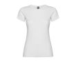 T-shirt en 100% coton en tricot pour femme 155 g/m² Roly couleur blanc