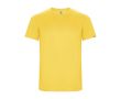 T-shirt technique en 50% polyester recyclé pour enfants 135 g/m² Roly couleur jaune
