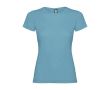 T-shirt en 100% coton en tricot pour femme 155 g/m² Roly couleur turquoise