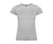 T-shirt en 100% coton en tricot pour femme 155 g/m² Roly couleur gris clair chiné