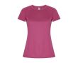 T-shirt technique en 50% polyester recyclé pour femme 135 g/m² Roly couleur fuchsia