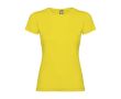 T-shirt en 100% coton en tricot pour femme 155 g/m² Roly couleur jaune