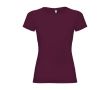 T-shirt en 100% coton en tricot pour femme 155 g/m² Roly couleur bordeaux