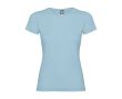 T-shirt en 100% coton en tricot pour femme 155 g/m² Roly couleur bleu ciel