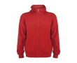 Sweat-shirt en coton et polyester unisexe avec capuche 280 g/m² Roly couleur rouge