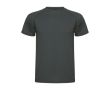 T-shirt technique homme en tricot piqué en polyester 150 g/m² Roly couleur gris graphite
