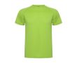 T-shirt technique enfant en tricot piqué en polyester 150 g/m² Roly couleur vert lime