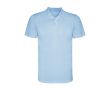 Polo technique en tricot piqué polyester pour homme 150 g/m² Roly couleur bleu ciel