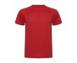 T-shirt technique enfant en tricot piqué en polyester 150 g/m² Roly couleur rouge