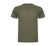 T-shirt technique homme en tricot piqué en polyester 150 g/m² Roly couleur vert militaire