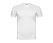 T-shirt technique homme en tricot piqué en polyester 150 g/m² Roly couleur blanc