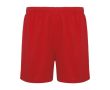 Short de sport 100% polyester pour enfants 140 g/m² Roly couleur rouge