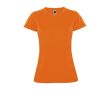 T-shirt technique en tricot piqué pour femme 150 g/m² Roly couleur orange fluorescent