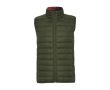 Gilet isolant en polyester avec effet duvet pour homme 290 g/m² Roly couleur vert militaire