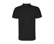 Polo technique en tricot piqué polyester pour homme 150 g/m² Roly couleur noir