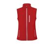 Gilet softshell en polyester et élasthanne unisexe 300 g/m² Roly couleur rouge