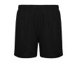 Short de sport 100% polyester pour enfants 140 g/m² Roly couleur noir