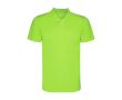 Polo technique pour enfant en tricot piqué polyester150 g/m² Roly couleur vert lime