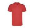 Polo technique pour enfant en tricot piqué polyester150 g/m² Roly couleur rouge