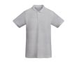 Polo 100% coton biologique en tricot piqué pour homme 210 g/m² Roly couleur gris clair chiné