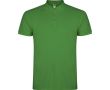 Polo homme en coton tricot piqué à manches courtes 200 g/m² Roly couleur vert tropical