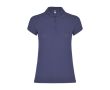 Polo en tricot piqué 100% coton pour femme 200 g/m² Roly couleur bleu jean