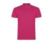 Polo homme en coton tricot piqué à manches courtes 200 g/m² Roly couleur fuchsia