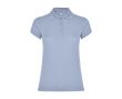Polo en tricot piqué 100% coton pour femme 200 g/m² Roly couleur bleu gris