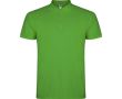 Polo homme en coton tricot piqué à manches courtes 200 g/m² Roly couleur vert gazon