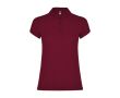 Polo en tricot piqué 100% coton pour femme 200 g/m² Roly couleur bordeaux