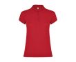 Polo en tricot piqué 100% coton pour femme 200 g/m² Roly couleur rouge