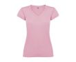 T-shirt 100% coton en tricot pour femme 155 g/m² Roly couleur rose clair 