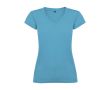 T-shirt 100% coton en tricot pour femme 155 g/m² Roly couleur turquoise
