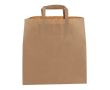 Grand sac en papier kraft avec anses en papier et certification FSC couleur marron