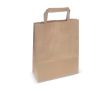 Petit sac en papier kraft avec anses en papier et certification FSC couleur marron